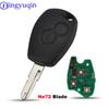 Jingyuqin Chiave Telecomando 2 Pulsanti Per Renault Duster Modus Clio 3 Twingo DACIA Logan Sandero Kangoo 433MHz Chip PCF7947/7946/4A