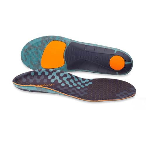 

Стельки Superfeet Active Cushion для высокой арки [Продукт авторизованного продавца] Амортизирующий тип для бега и ходьбы, Синие, Размер C (23-25см)