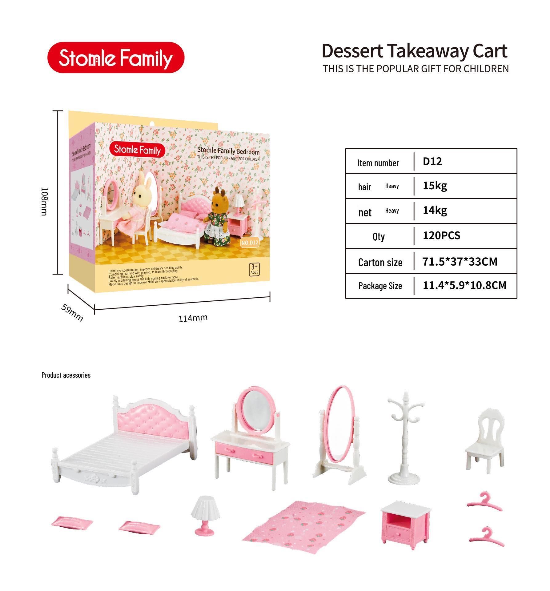 Миниатюрный игровой домик «Лесная вилла» с подсветкой - Подарочный набор для маленькой девочки