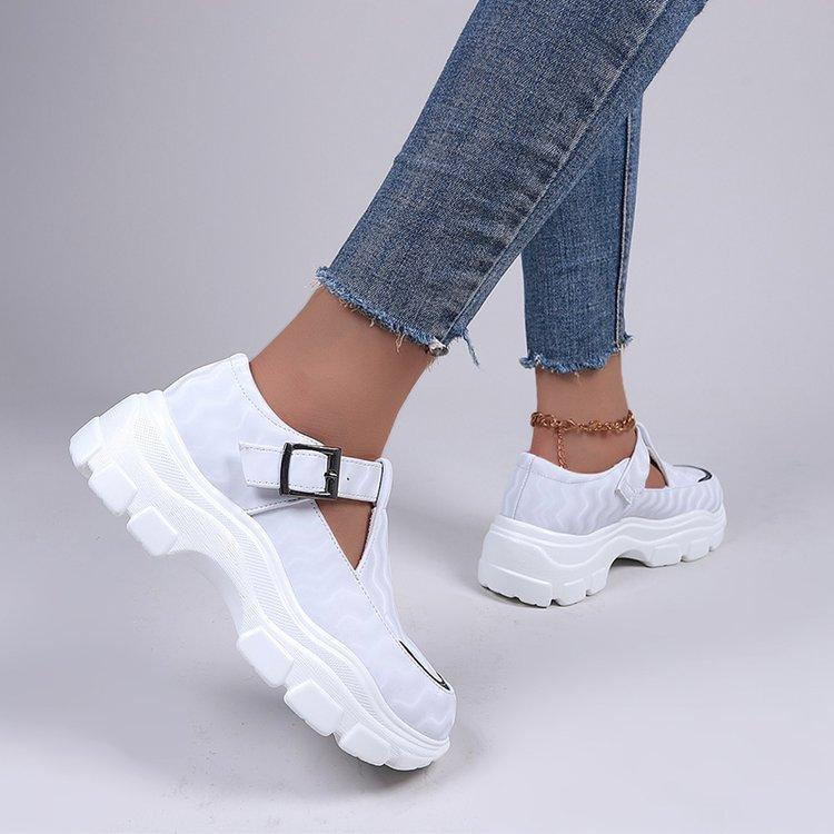 

Fashion Fashion casual jogging board shoes women 2025 spring and autumn new large size sports shoes 42 белый