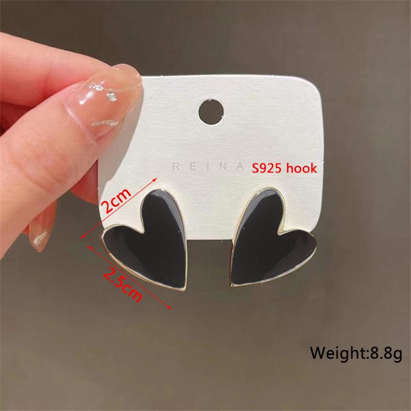 Neue Mode Emaille Ohrhänger für Damen Koreanische Blume Tropfen Geometrische Statement Ohrringe für Damen Hochzeit Ohr Zirkon aretes