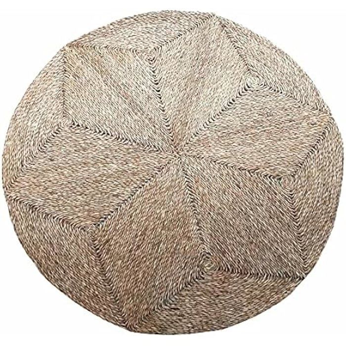 Covor - DKD Home Decor - Standard - Rotund - 120 cm - Sintetic - Natural
