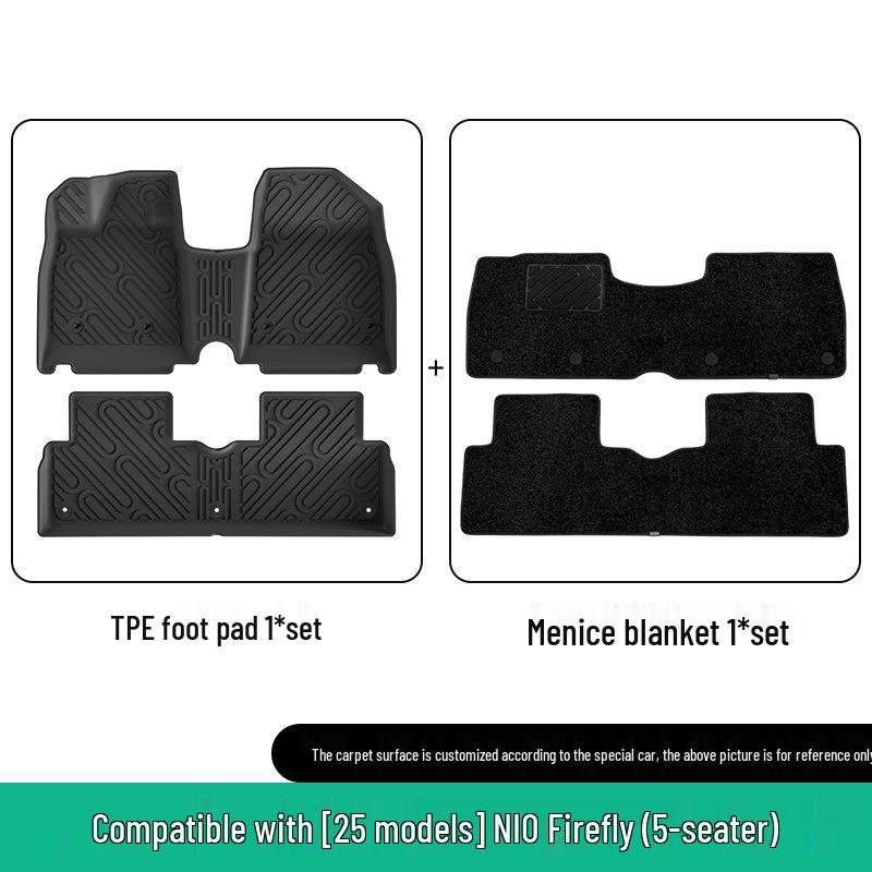 Custom Car Floor Mats & TPE Trunk Mat for 25 NIO Firefly Models