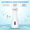 200ML Automatische Sensor Flüssigseifenspender Infrarot Smart Sensor Berührungsloser Desinfektionsmittelspender für Küche Badezimmer Weiß Weiß