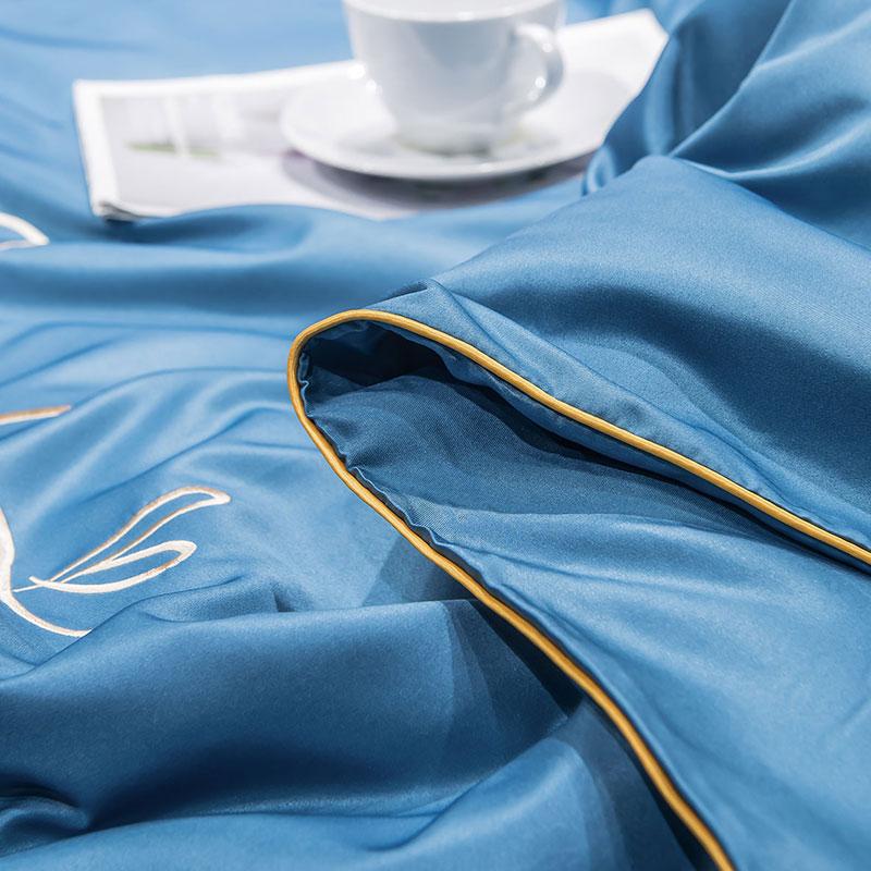 Summer Cool Quilt Silk Breathable Queen Quilts Air Conditioning Cool Blanket Bedspreads For Double Bed Bedding Pillowcase