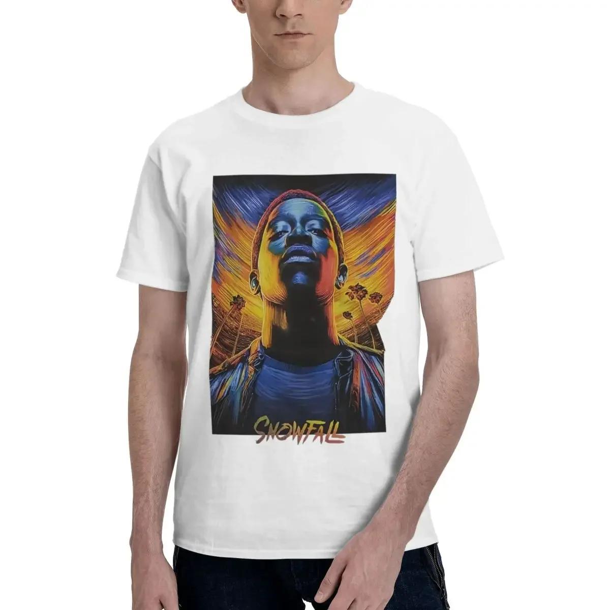 Franklin Snowfall Season 3 Colorful 100% Cotton Casual Breathable Confortable Tops Funny Men s T-Shirts Men s Wear XL