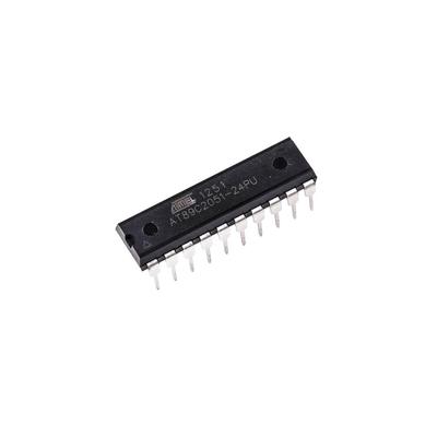 5PCS AT89C2051-24PU AT89C2051 MICROCONTROLADOR IC ATMEL DIP-20 AT89C2051-24PI 24PU 89C2051 DIP20 Microcontrolador 8 bits 8051 2K Flash