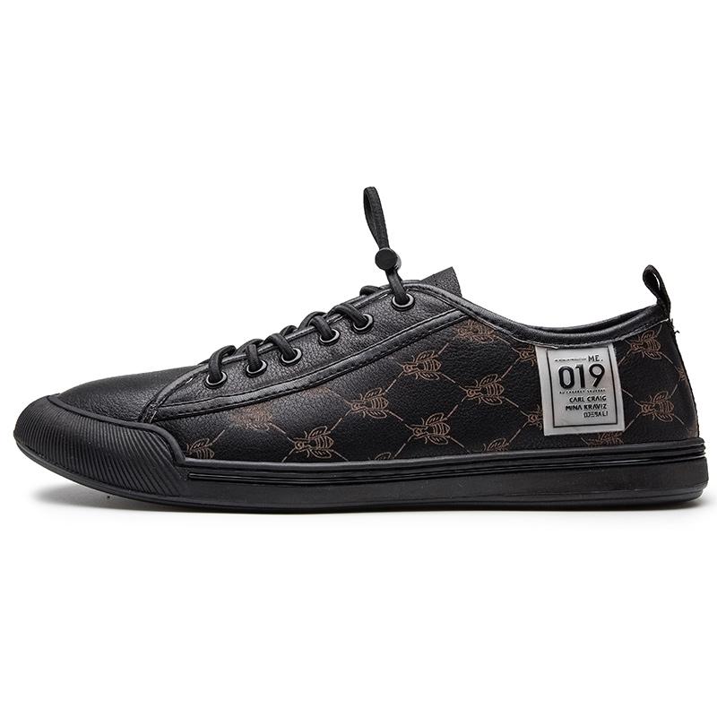 

Мужская новая кожаная спортивная обувь на открытом воздухе, повседневная обувь, деловая кожаная обувь для доски 44