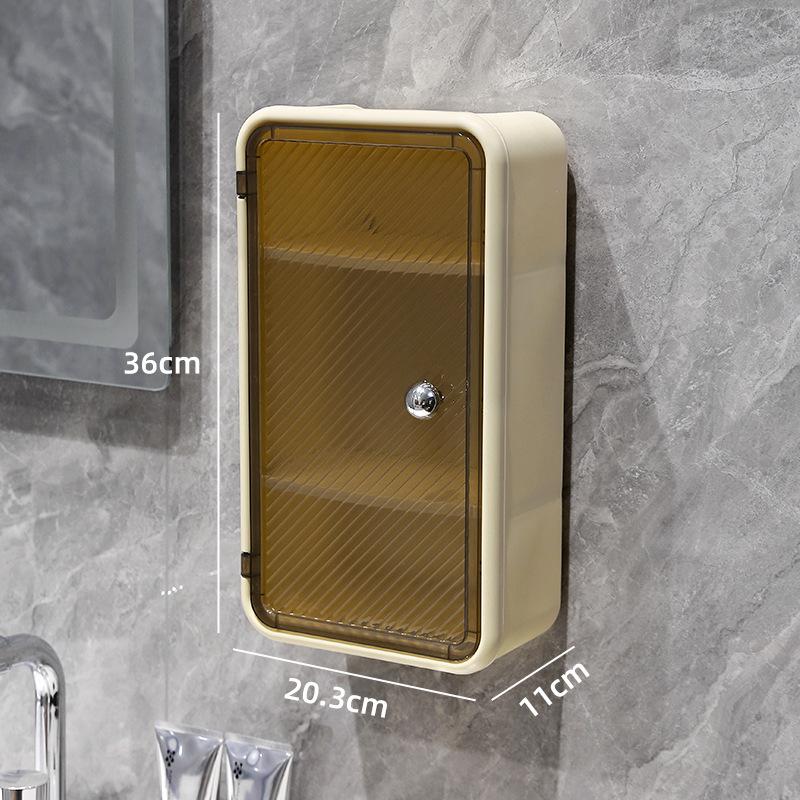 Toilet Toilet Carton No Punching Wall-mounted Household Tissue Box Shelf Bathroom Waterproof Sanitary Napkin Storage Box