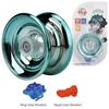 Kids Beginners Interesting Toy High Speed Metal Yoyo Luminous Yoyo Competition Yo-Yo Aluminum Yoyo