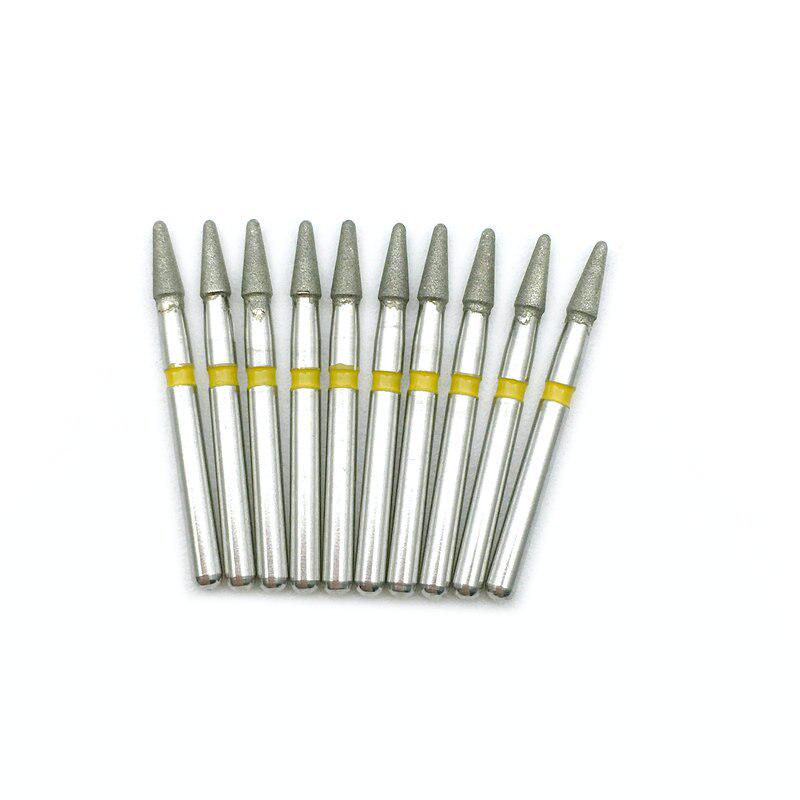 10 buc./pachet Freze dentare diamantate Extra Fine FG 1,6 mm Burghie de mare viteză pentru lustruirea șlefuirii dinților de netezire CR-12EF
