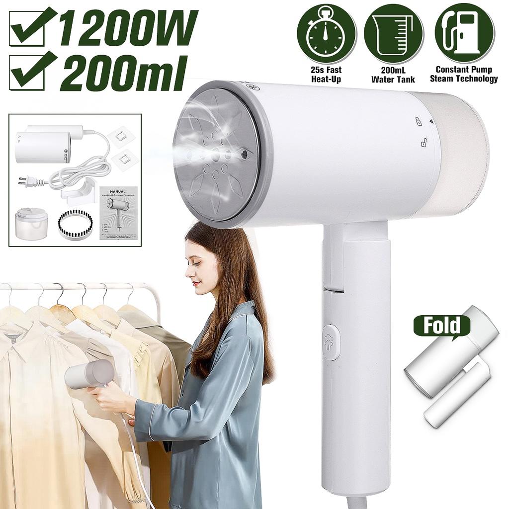 200ml Steam Iron Manual Garment Steamer Portable Handheld Travel Clothes Ironing Quick Steam Iron Household 1200W