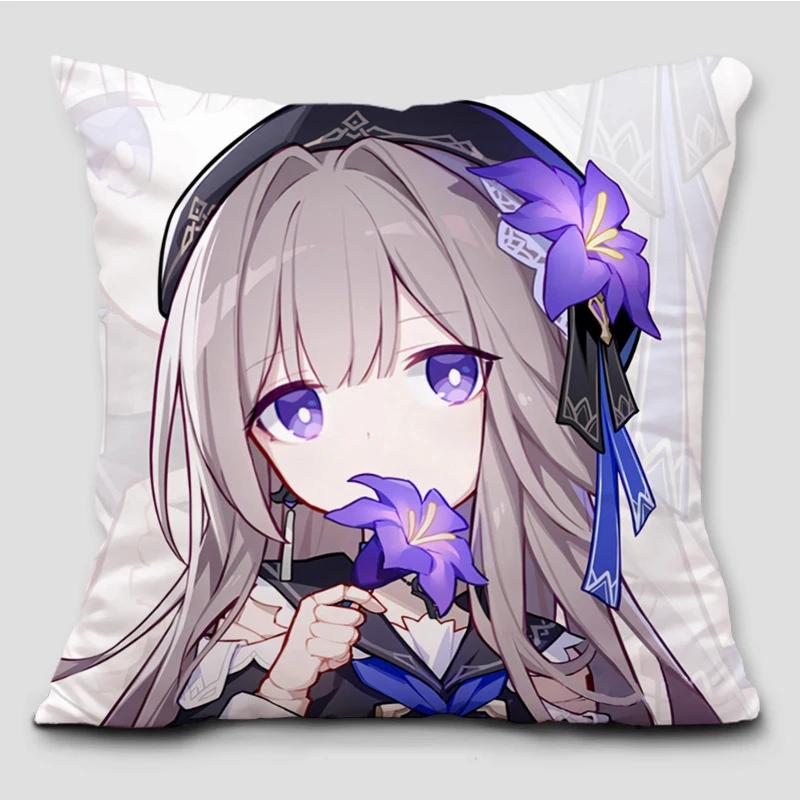 Anime Honkai Star Rail Pillowcase Cosplay Cute Comic Print Cushion Cover Cartoon Cute Living Room Decoration Body Pillow Cover