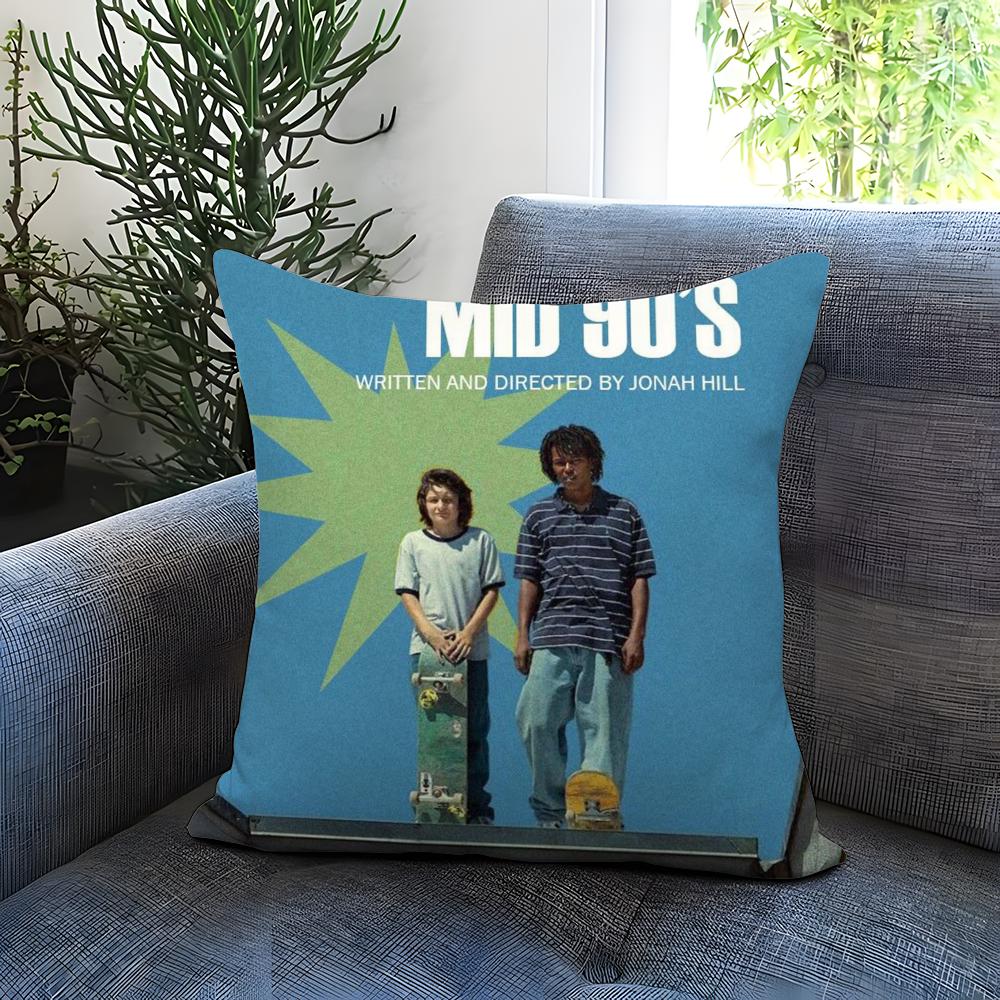 Movie M-Mid 90s Cushion Cover Comfortable Reversible Pillow Cover Ideal for Car Sofa Bedroom & Beyond