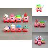 Adorable Kirby Anime Games Cute Cartoon Pink Kirby Waddle Dee Doo Collectible Mini Dolls
