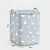 Cute Daisy and Duck Quilt Storage Bag Dustproof Organizer Wardrobe Space Saving Bag Travel Moving Bedding Storage Organization