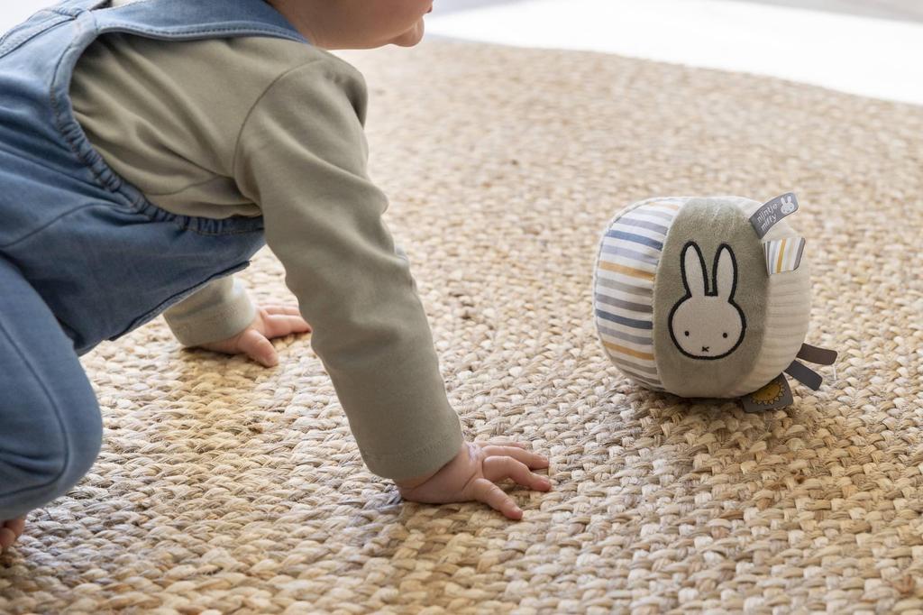 DADWAY Miffy Baby Ball, Blue, W10 X D10 X H10cm