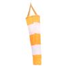 Windrichtungsmesstasche Windsack Orange Polyester 80cm für Außenbereich Flughafen Fluoreszierend