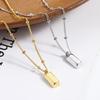 Ultra thin Sparkly Gift Female Jewelry Gold Bar Choker Korean Style Clavicle Chain Women Necklace