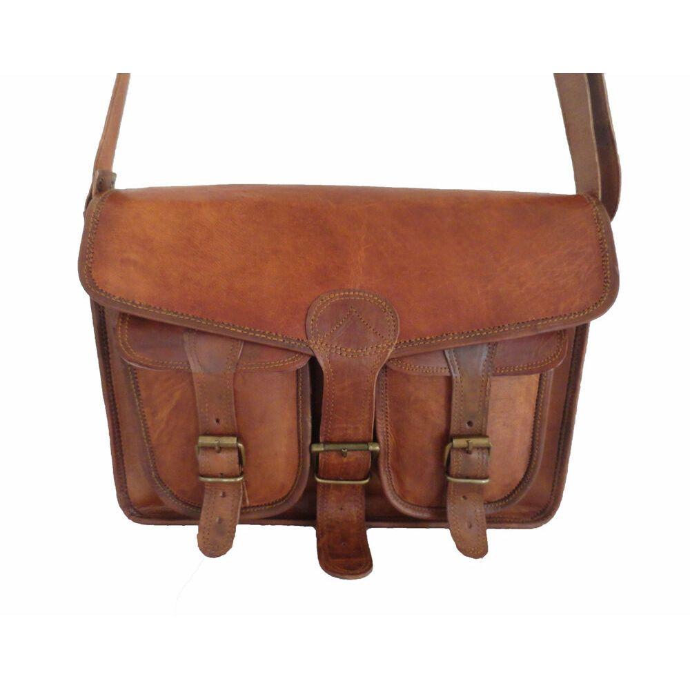 18 În Geantă Messenger din piele de capră Genți de umăr pentru birou