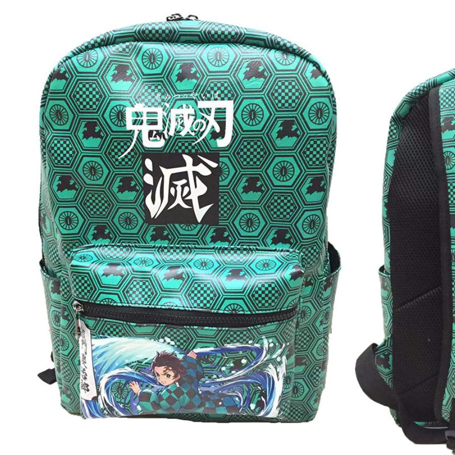 Japan cartoon comics Demon Slayer Fashionable and Unique Travel Backpack Student Shoulder Bag 0002 CLE