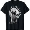 ENZEBAOFU A Little Feral Raccoon with Moon Animal Raccoon Trash Panda T-Shirt