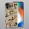 Cartoon One P-Piece Soft Phone Cover Case for iPhone 17 Pro Max 15 11 13 Pro XS Max XR 16 12 Mini 14 Plus 7 8 Air