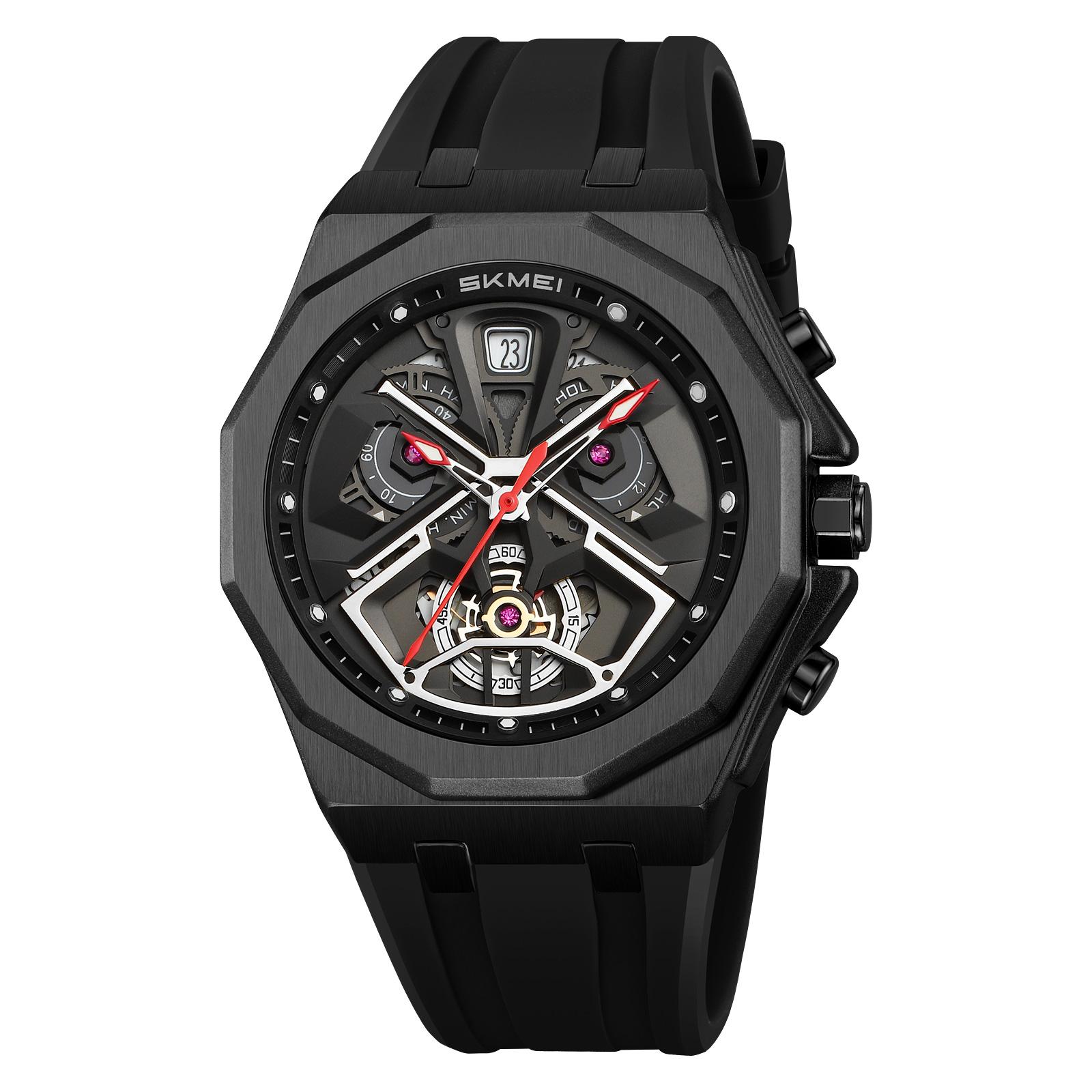 

Skmei Лучшие мужские часы Star Wars Sports Chronograph Calendar Роскошные водонепроницаемые кварцевые часы чёрный