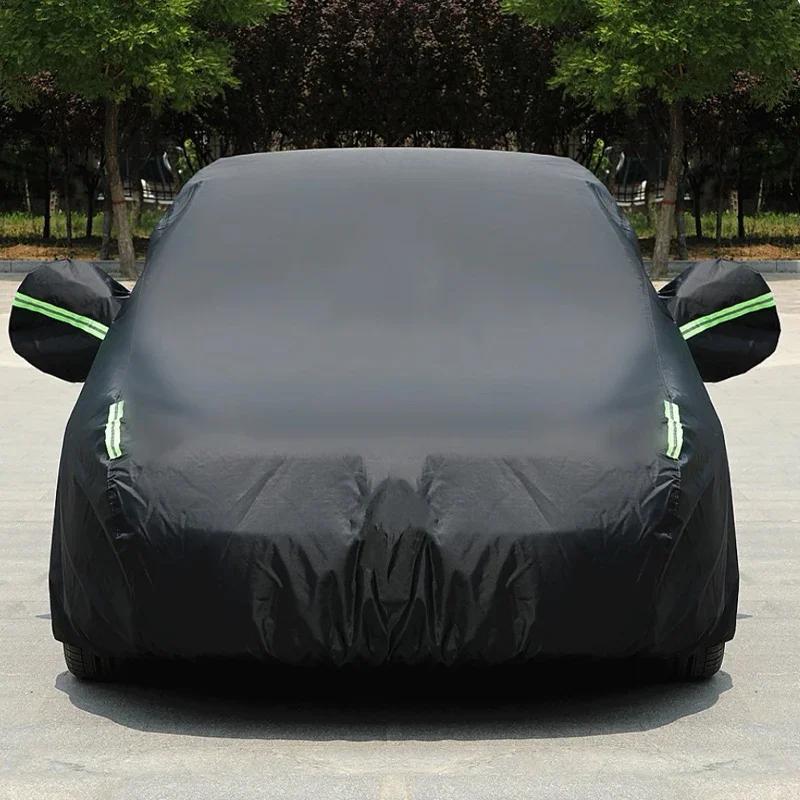 

Outdoor Car Cover with Reflective Strips - For UAZ Patriot, Snowproof Dustproof Waterproof Sunproof Shield