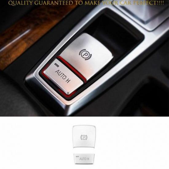 For BMW X5 X6 E70 E71 2008-2013 Silver Console Electronic Handbrake Trim 2PCS
