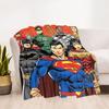 1PC Superheroes Justice Outdoor Blanket Lightweight Flannel, Soft & Warm, All-Season, Outdoor, Camping, Living Room, Office,  L1106101