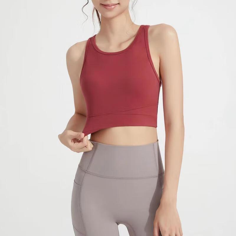HANDUNYOU Легкий спортивный бюстгальтер для йоги с защитой от ударов