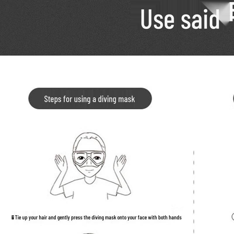 Shabate MS1103 Diving Mask and Snorkel Set