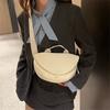Lightweight Women's Bag, High End Feeling Cross Bags Nyl Tote Bag Solid Color Design Single Shoulder Bag Versatile Cloth Pouch