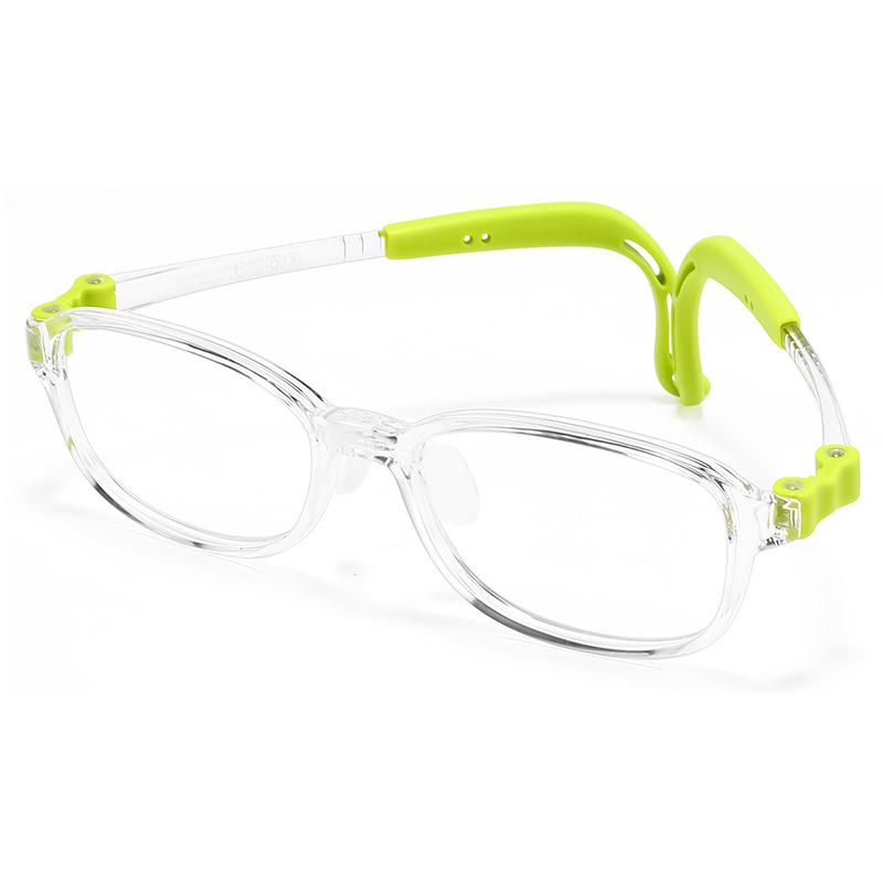 Ultralight Myopia Glasses for Teens - Screwless TR Frame, Safe Sports Design T048ET