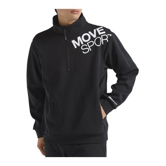 MOVESPORT Half Zip Jacket Descente Golf Amazon Exclusive Half Zip Jacket Blouson Sweat Absorbent Stretch UV CUT (UPF50+) Easy to Move Unisex Adults