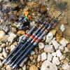 Portable Short Sea Fishing Rods Telescopic Rod Carbon Fiber 1.8-3.6M Ceramic Guide Ring Travel Fishing Tackle Spinning Rod Mini Sea Rod Unisex