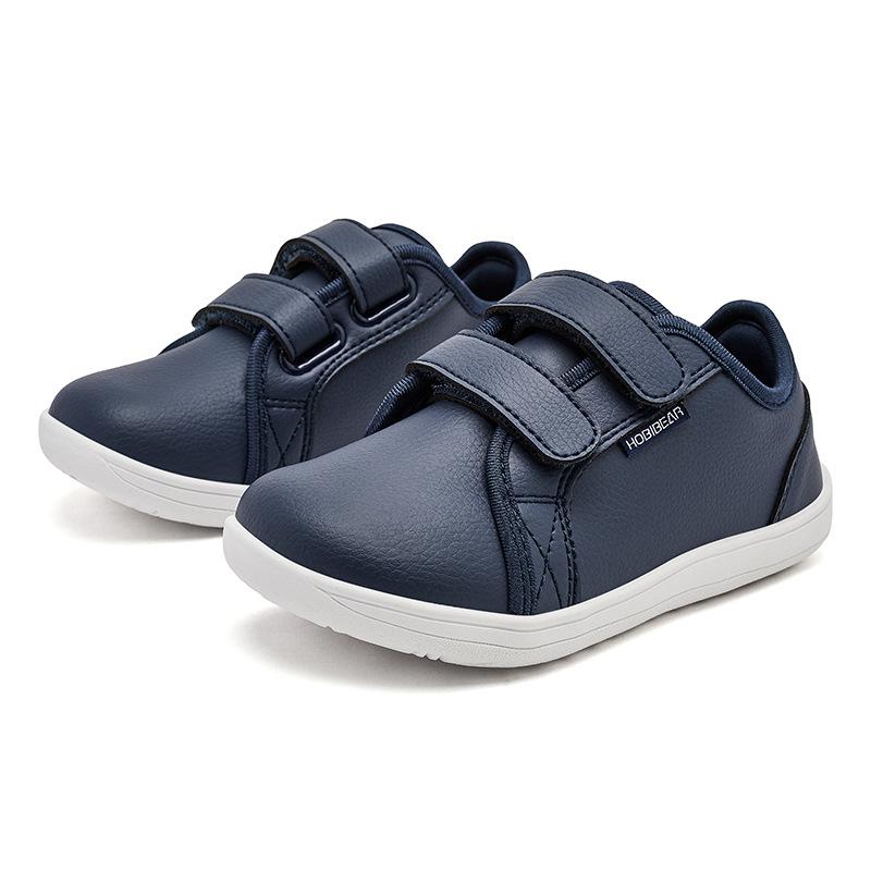 Boys Girls Shoes Kids Fashion Sneakers Lightweight Artificial Leather Walking Flats Wide Toe Barefoot School Shoes
