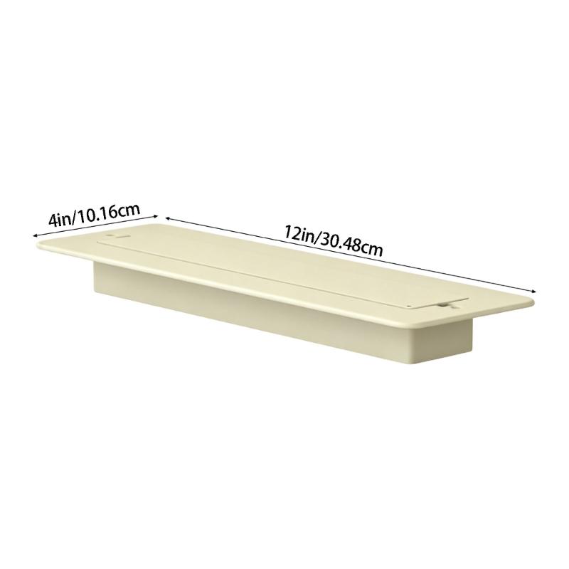 Floor Register Cover, 2 x 10 in Metal Grille with Detachable Sections for Access Around the Center Area and Cleaning
