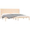 Solid Wood Bed Frame 200x200 Cm