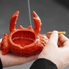 Crab Ceramic Tea Pet Office Home Living Room with Cover Anti-fly Ash Chinese Cute Ornaments Decoration