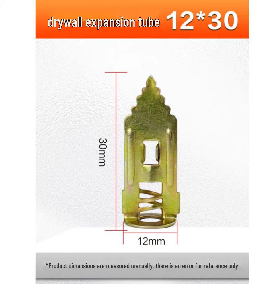 Convenient Drive-in Gypsum and Fiber Cement Board Knock-in Expansion Screws