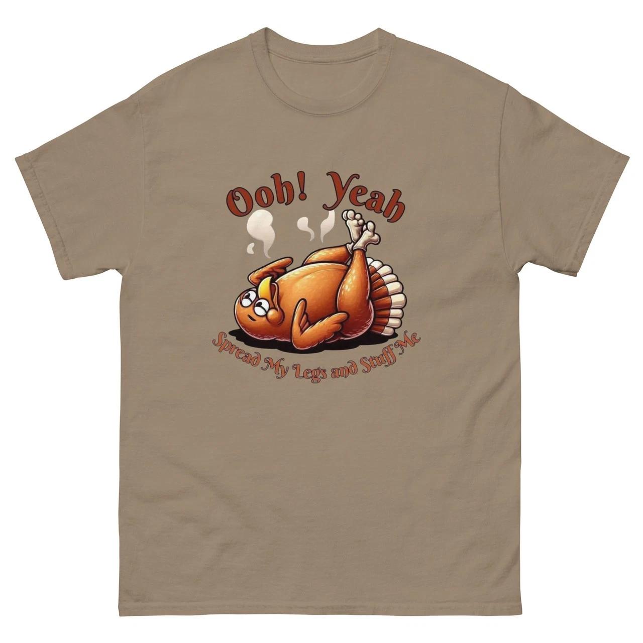 Stuff Me — Funny Thanksgiving Turkey Unisex T-Shirt S