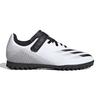 Adidas X Ghosted .4 H&L TF Comfortable Lace-Up Fashionable Versatile Breathable Low-Top Soccer Shoes Kids Soccer Shoes White Black Gray FW9573