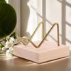 Compact Wooden Base Display Stand Decorative Crystal Display Stand Functional Mineral Stand Rack for Home Exhibits