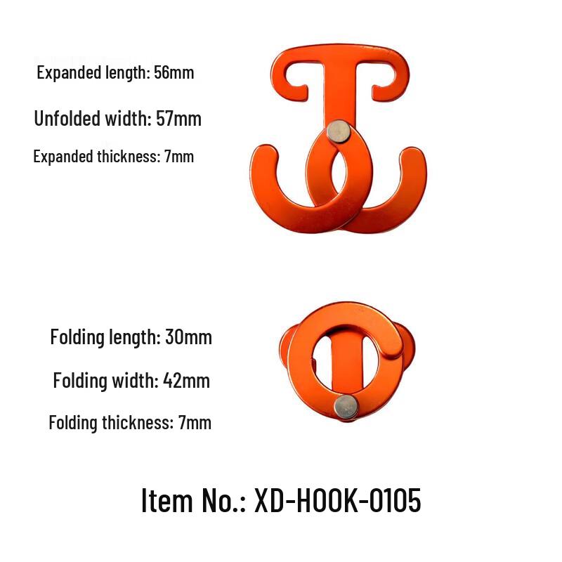 Outdoor Camping Tent Tarp Rope Adjuster and Hook Set 56,57