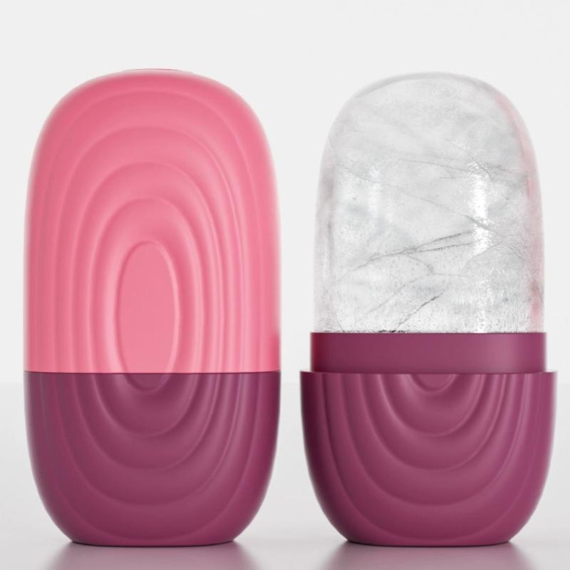 Reusable Ice Roller Ice Cube Silicone Mold Ice Ball Facial Beauty Skin Care Massager