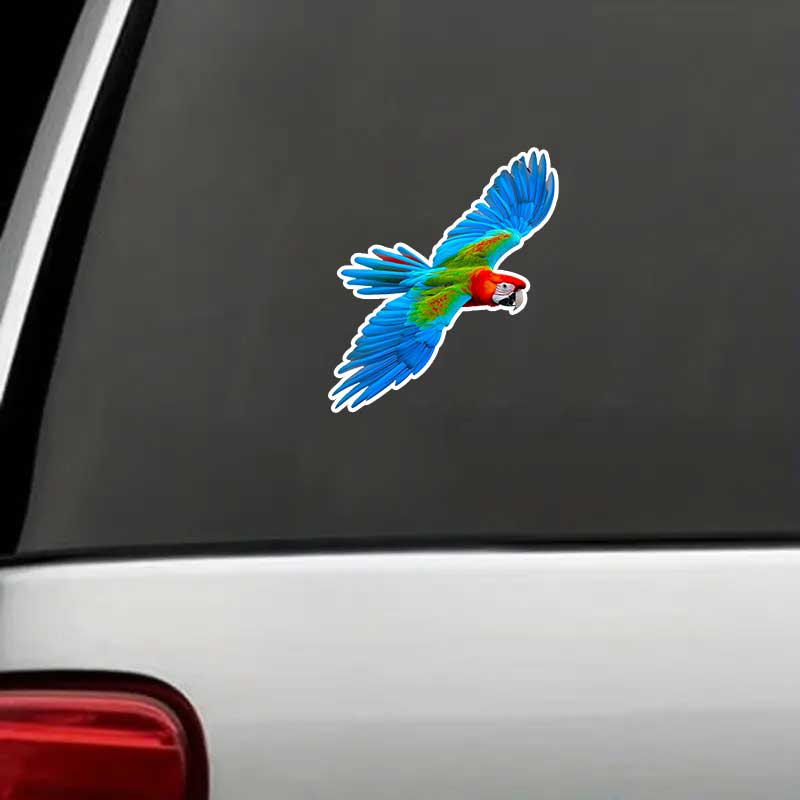 Car Stickers Colorful Parrot Animal Waterproof Styling Automobiles Motorcycle Exterior Accessories Vinyl Decals TM313
