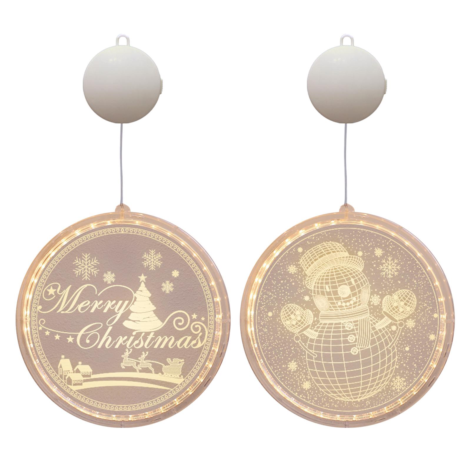 

Рождественский светодиодный светильник для дверей и батарей AAA, праздничный декор