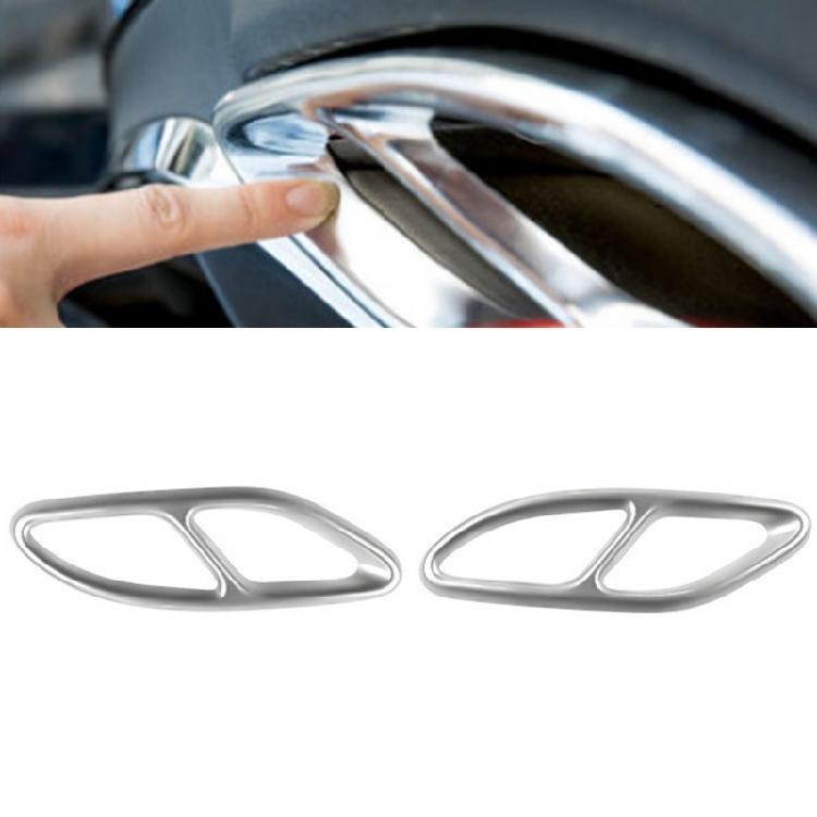 Exhaust Pipe Mufflers Cover Auto Rear Cylinder Exhaust Pipe Cover 1 Pair